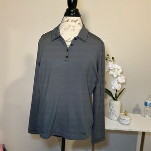 Nike golf black Striped Shirt